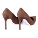 Pumps point-toe in suede