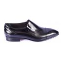 Mocassins pointus cuir