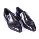 Pointed loafers in leather 