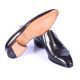 Pointed loafers in leather 