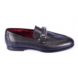 Loafers fur-lined