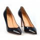 Pumps point-toe in patent leather