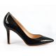 Pumps point-toe in patent leather