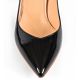 Pumps point-toe in patent leather