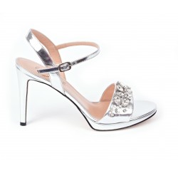 Sandal with strass