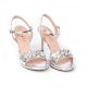 Sandal with strass