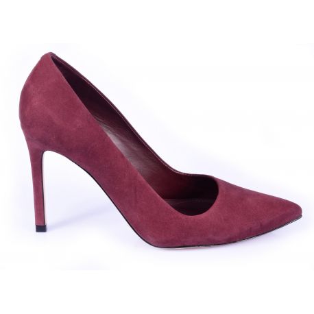 Pumps point-toe in suede