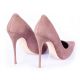 Pumps point-toe in suede