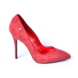 Pumps point-toe in suede