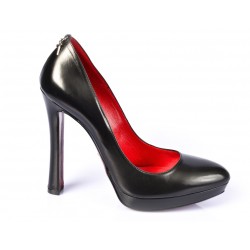 Pumps round-toe in leather