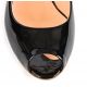 Sandal in patent leather