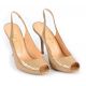 Sandal in patent leather