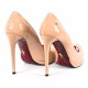 Pumps peep-toe in patent leather
