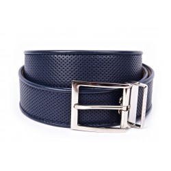 Perforated leather belt