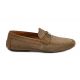 Driving shoes in woven nubuck 