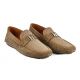 Driving shoes in woven nubuck 