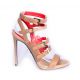 Sandales multi brides cuir