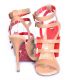 Sandales multi brides cuir