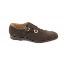 Monk straps in suede