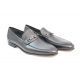 Pointed loafers in leather 