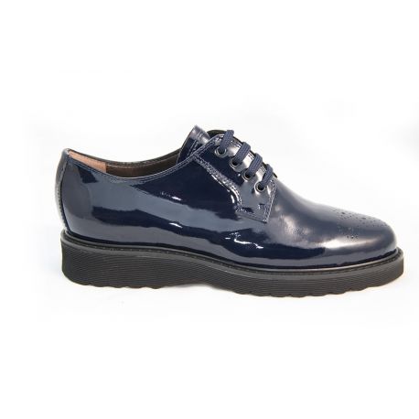 Derbies en cuir vernis