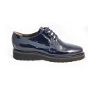 Derbies en cuir vernis