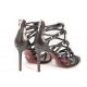 Sandale en cuir multi brides