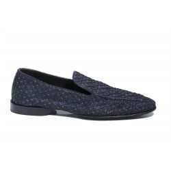 Loafers in woven fabric