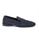 Loafers in woven fabric