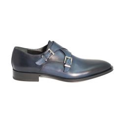 Monk straps brushed leather
