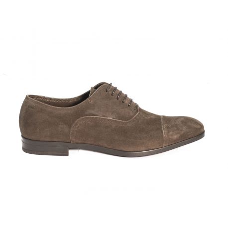 Suede oxford shoes