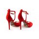 Cesare Paciotti red suede sandal