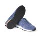 Perforated sneaker suede