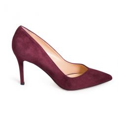 Pumps point-toe in suede