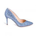 Pumps point-toe glitter