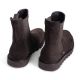 Suede boot rubber sole