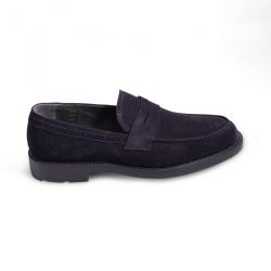 Suede loafer rubber sole