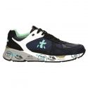 Leather and Technical Fabric sneaker